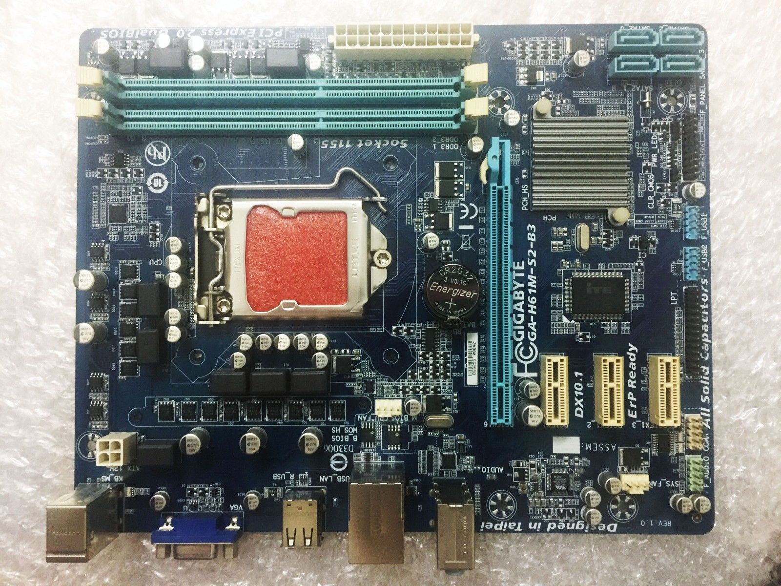 Gigabyte GA-H61M-S2-B3 Intel H61 LGA 1155 mATX DDR3 Motherboard